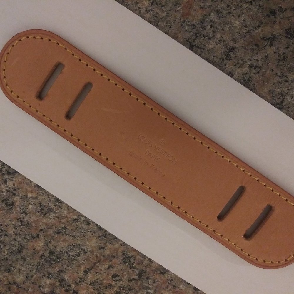 Authentic Louis Vuitton shoulder strap vachetta leather
